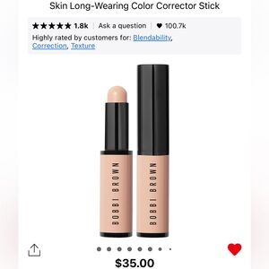 Like new! Bobbi Brown Skin Long-Wearing Color Corrector Stick - Light Bisque
